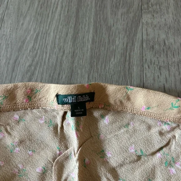 Wild Fable Peach Floral Skirt - Picture 3 of 3